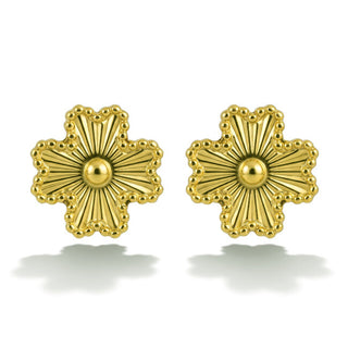 Victoria walls Gold-plated stud Orecchini Flowers VWE260582G