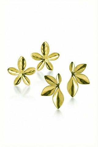 Victoria walls Set of gold-plated Orecchini Flowers VWS260874G (2 pairs)
