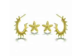 Victoria walls Set of gold-plated Orecchini VWS260862G (2 pairs)