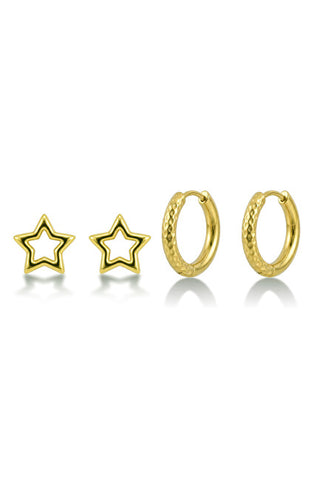 Victoria walls Set of gold-plated Orecchini VWS260871G (2 pairs)