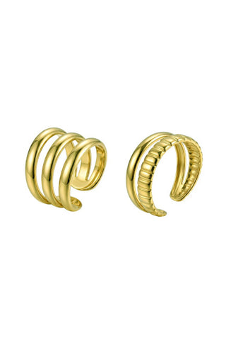 Victoria walls Set of gold-plated rings VWS260754G
