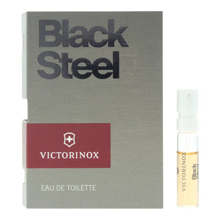 Victorinox swiss army Black Steel, Eau De Toilette, per uomo, 1,5 ml *Fiala