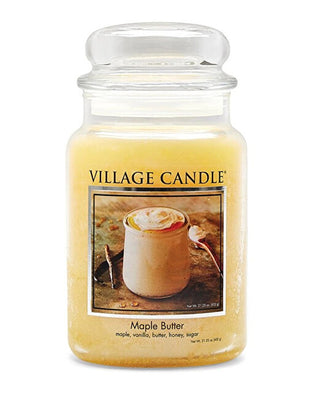 Village Candle Candela Profumata Al Burro D'Acero 602 G