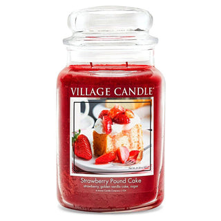 Village Candle Strawberry Cake Scented Candle 602 G 