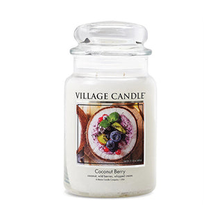 Village Candle Candela Profumata In Vetro Coconut Berry 602 G