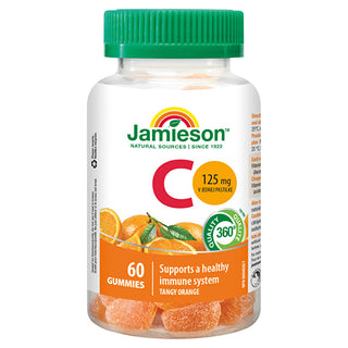 Jamieson Vitamin C Gummies Orange Flavor 60 Jelly Lozenges