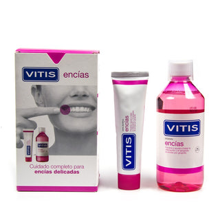 Vitis Pack Pasta gengivale 100 ml + Collutorio 500 ml — Kit igiene orale