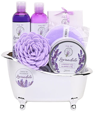 Vivaco Vaschetta regalo di cosmetici con olio di lavanda