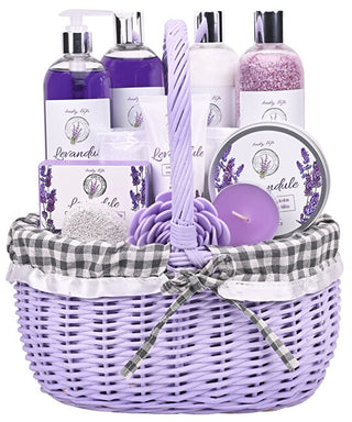 Vivaco Grande cesto regalo di cosmetici con olio di lavanda