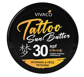 Vivaco Tattoo Sunscreen Butter SPF 30 - Coral friendly 100 ml