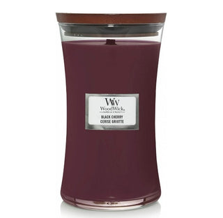 Woodwick Vaso candela profumata Black Cherry 609,5 g