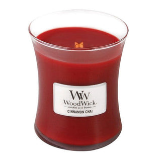 Woodwick Vaso Candela Fragrante Cannella Chai 275 g