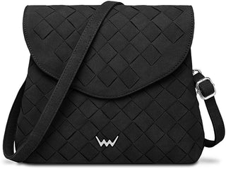 Vuch borsa a tracolla da donna Byrsa Intrecciato Black