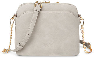 Vuch borsa a tracolla da donna Fossy Mini Suede Creme