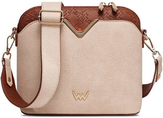 Vuch Dámská crossbody kabelka Fossy MN Beige