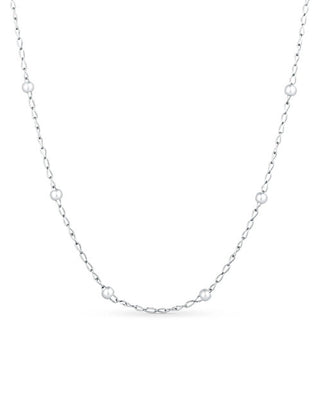 Vuch da donna Collana con pearls Kruwen Silver