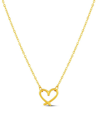 Vuch Beautiful gold-plated Collana Heart Emery Gold