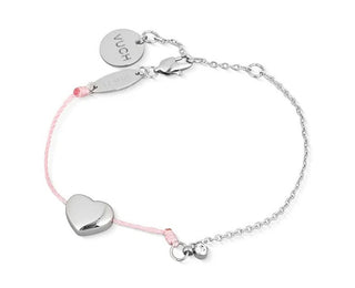 Vuch Fashion Shiny Heart Pink Bracciale