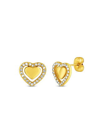 Vuch Lunira Gold Heart Orecchini