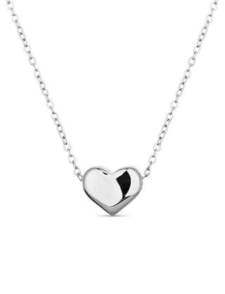 Vuch delicato Collana con a heart of Deep Love Silver