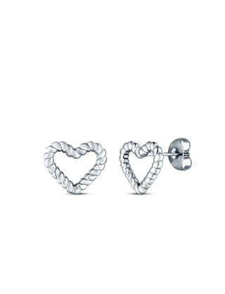Vuch Arisca Silver heart-shaped steel Orecchini