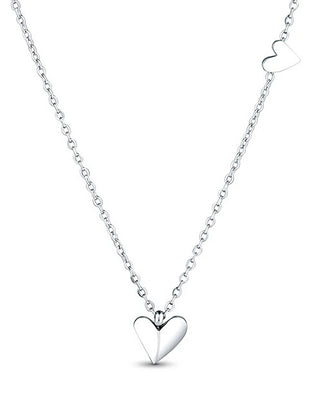 Vuch da donna steel Collana con hearts Migalla Silver