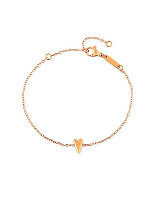 Vuch Steel Bracciale with a designer heart Amora Rose Gold