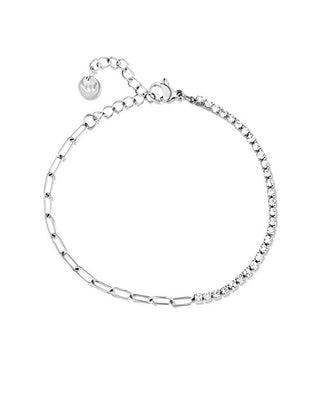 Vuch Steel Bracciale con cubic zirconia Lumisa Silver