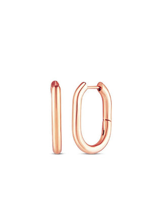 Vuch Gold-plated oval Orecchini Alira Rose Gold