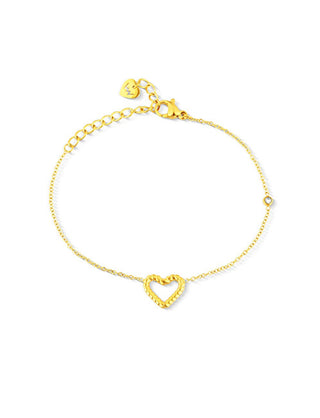 Vuch Arisca Gold gold-plated heart Bracciale