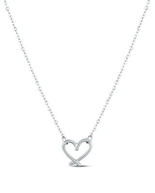 Vuch Charming steel Collana Heart Emery Silver