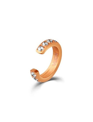 Vuch Glittering single gold-plated Orecchino Thal Rose Gold
