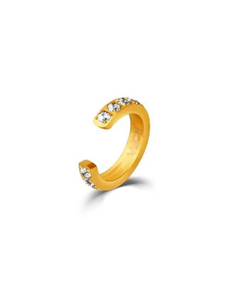 Vuch Glittering single Orecchino made of Thal Gold steel