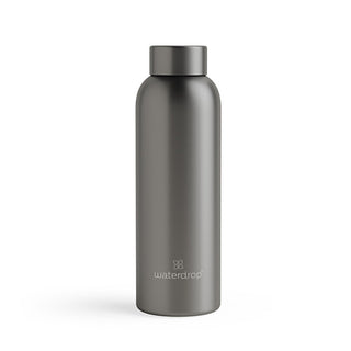 Waterdrop Thermo stainless steel bottle metallic 600 ml - Anthracite matt