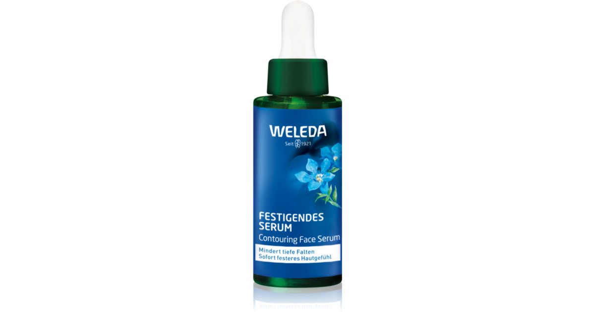 Weleda Ser de conturare lifting cu gențiană albastră și floare de floarea-soarelui pentru ten matur - 30 ml