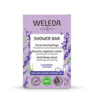 Weleda Sapone Rilassante Alla Lavanda Lavanda + Vetiver (Saponetta Doccia) 75 G