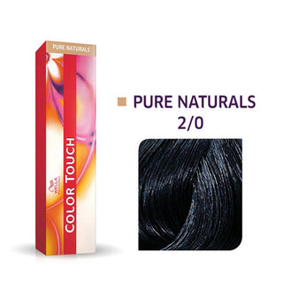 Wella Professionals Color Touch Semi-Permanent Hair Dye Without Ammonia 2/0 Black 60 ml