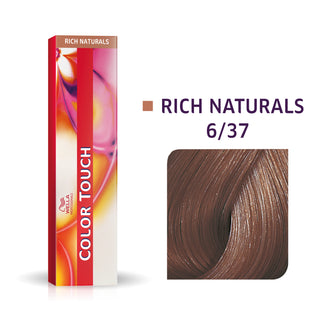 Wella Professionals Color Touch Tinta per capelli semipermanente senza ammoniaca 6/37 Biondo scuro castano dorato 60 ml