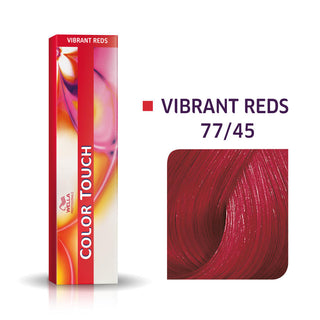 Wella Professionals Color Touch Tinta per capelli semipermanente senza ammoniaca 77/45 Biondo medio mogano rosso intenso 60 ml