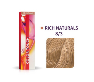 Wella Professionals Color Touch Tinta per capelli semipermanente senza ammoniaca 8/3 Biondo chiaro dorato 60 ml