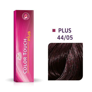 Wella Professionals Color Touch Plus Tinta per capelli semipermanente senza ammoniaca 44/05 Castano medio mogano intenso 60 ml