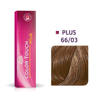 Wella Professionals Color Touch Plus Semi-Permanent Hair Dye Without Ammonia 66/03 Dark Blonde Natural Golden Intense 60 ml