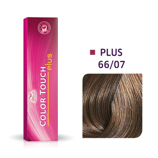 Wella Professionals Color Touch Plus Tinta per capelli semipermanente senza ammoniaca 66/07 Biondo scuro naturale intenso 60 ml