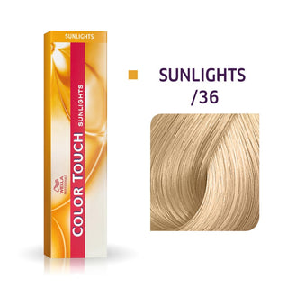 Wella Professionals Color Touch Sunlights Tinta per capelli semipermanente senza ammoniaca /36 Viola dorato 60 ml