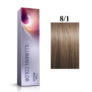Wella Profesionální permanentní barva na vlasy Illumina Color 8/1 60 ml