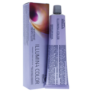 Wella Profesionální permanentní barva na vlasy Illumina Color 4/Středně hnědá 60 ml