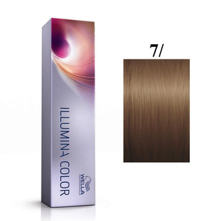 Wella Professionals Illumina Color Tinta Permanente per Capelli 7/ Biondo Medio 60 ml
