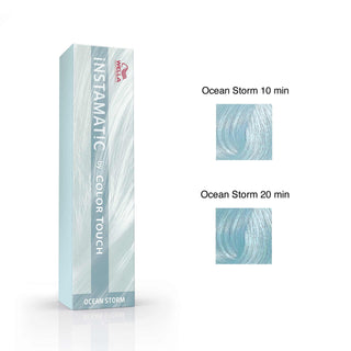Wella Profesionální Instamatic By Color Touch Semipermanentní barva na vlasy bez amoniaku Ocean Storm 60 ml