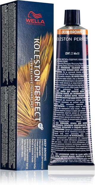 Wella Koleston Perfect Me oxidante 60 ml + tintura de cabelo 60 ml 7/77