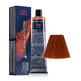 Wella Professionals Koleston Perfect Me+ Tinta permanente per capelli 7/47 Biondo medio rosso castano 60 ml
